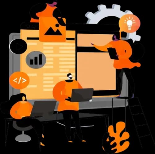 Easy Site Coders web development team working together