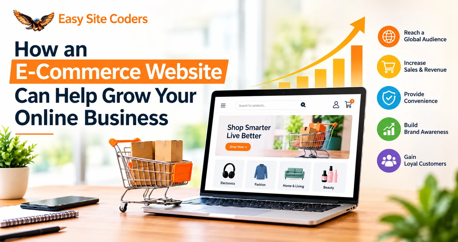 How an E-Commerce Website Can Help Grow Your Online Business