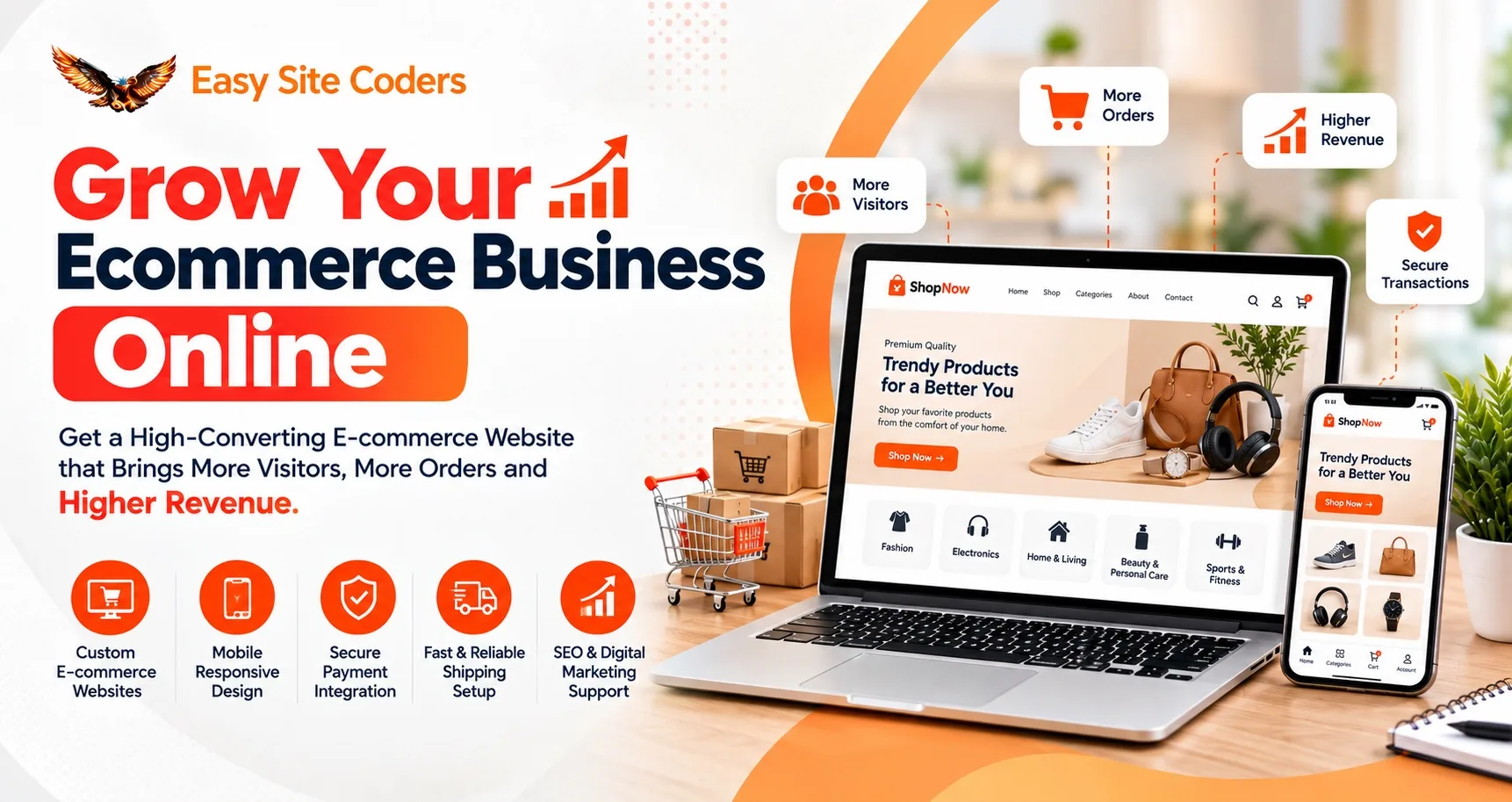 Growing Your Business Online: E-Commerce and Digital Marketing